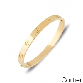 Cartier Yellow Gold Love Bracelet Size 18 B6035518 Cartier Yellow Gold Love Bracelet Size 18 B6035518